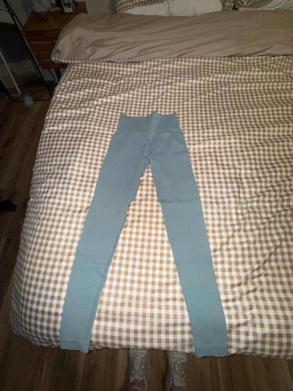 Amazon Light Blue High-Waist Leggings